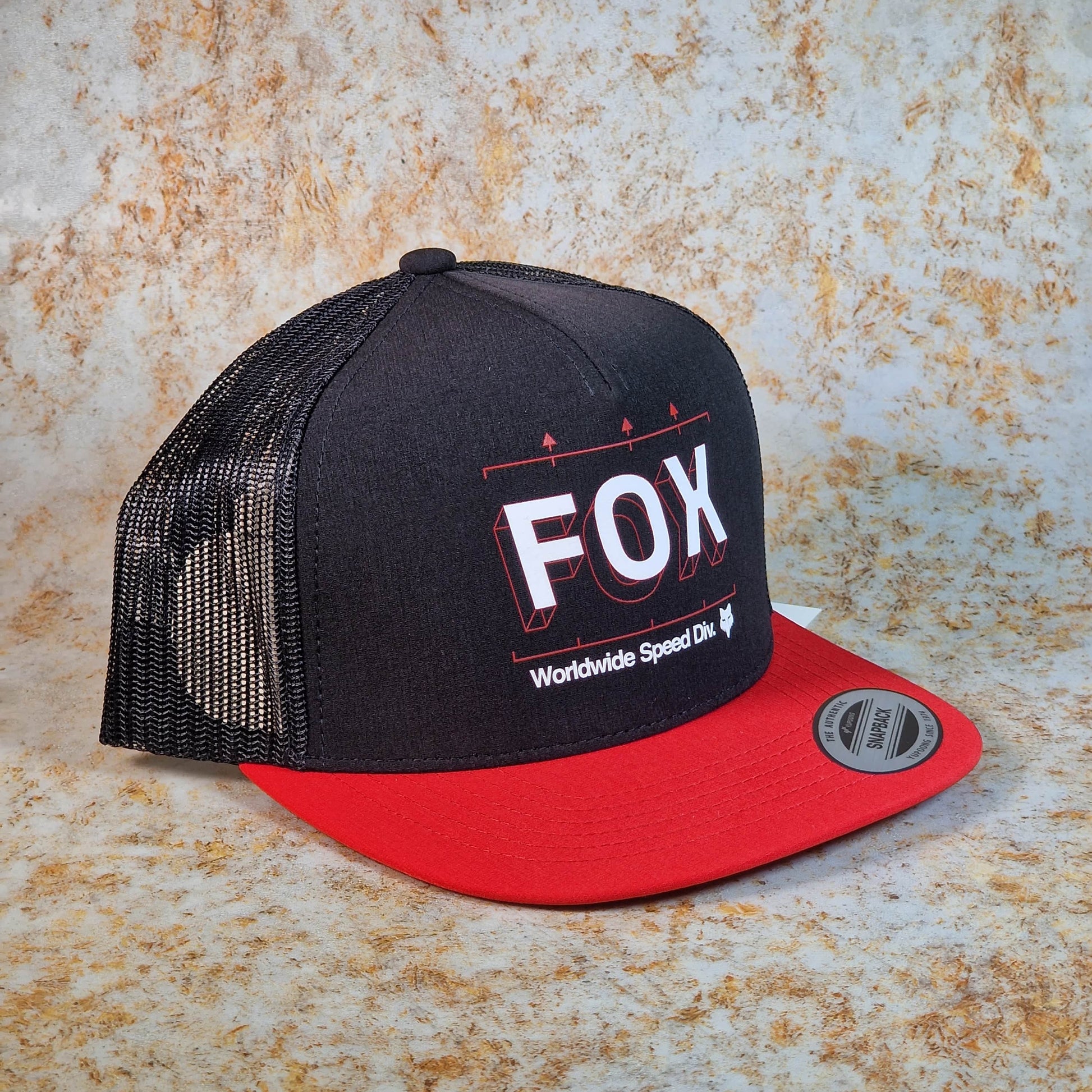 Fox Racing Clothing & Shoes Black / One Size Fox Racing Image Print Snapback Trucker Cap Black