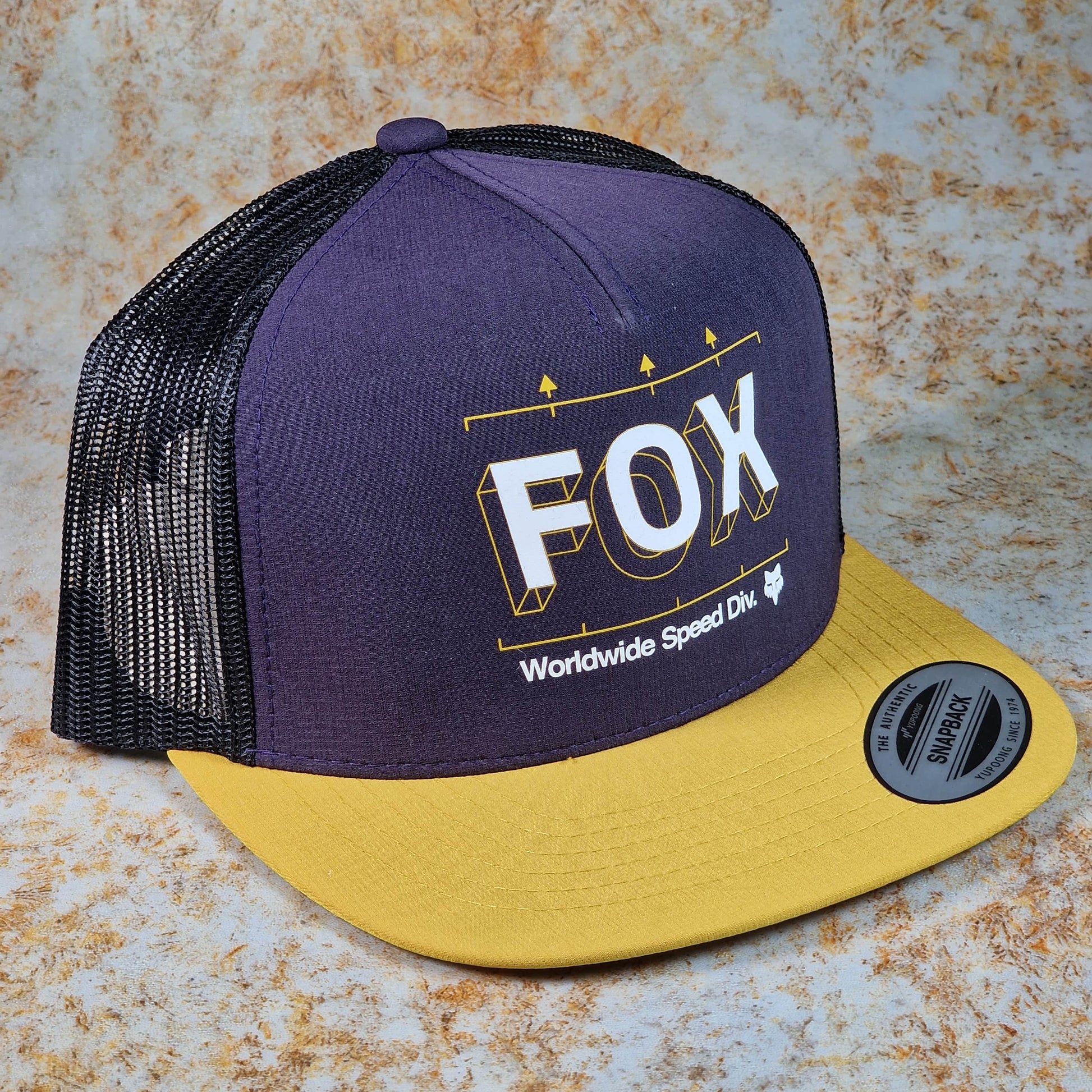 Fox Racing Clothing & Shoes Plum Perfect / One Size Fox Racing Image Print Snapback Trucker Cap Plum Perfect
