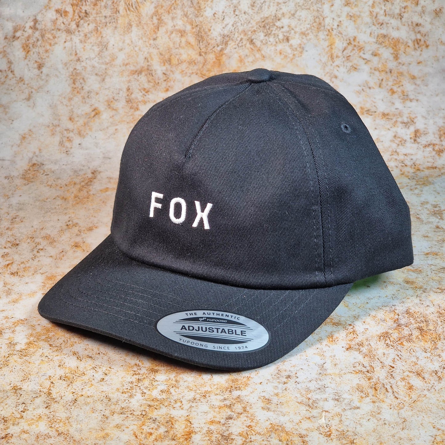 Fox Racing Clothing & Shoes Black / White / One Size Fox Racing Wordmark Adjustable Cap Black / White