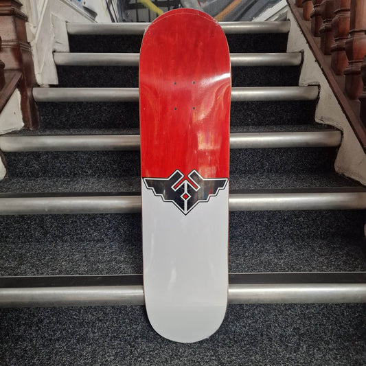 Fracture Skateboards 8.0 Fracture Wings V1 Red Skateboard Deck