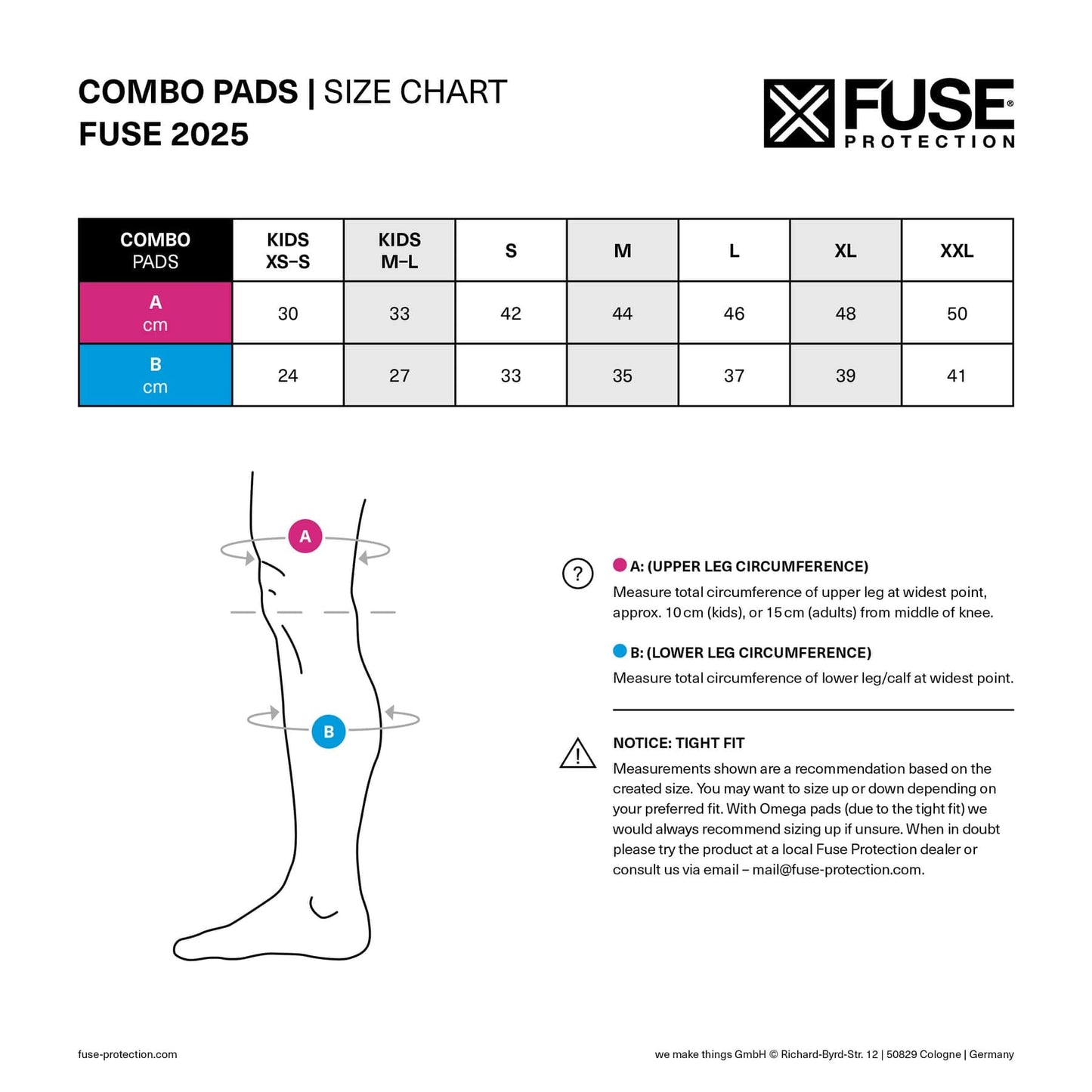 Fuse Protection Fuse Echo 125 Combo Knee / Shin / Ankle Pads