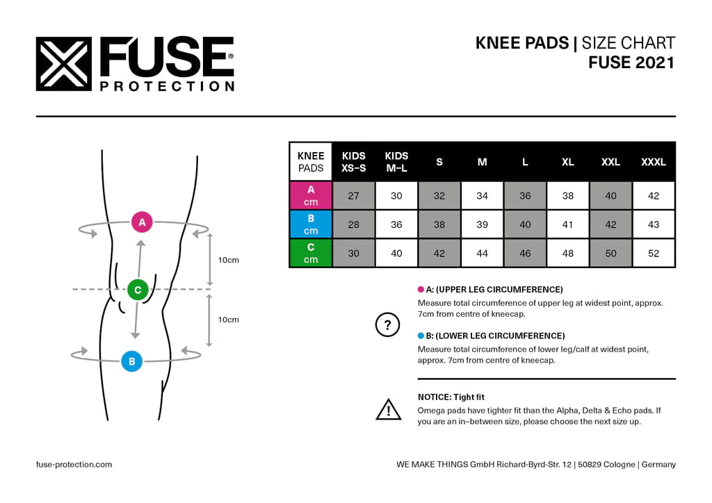 FUSE Protection Fuse Omega Pocket Knee Pads