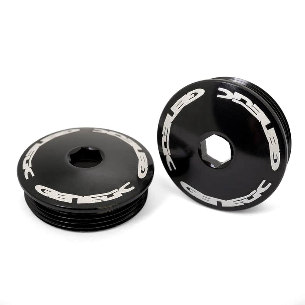 Genetic Old School BMX Black Genetic Heritage Crank Caps