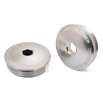 Genetic Old School BMX Silver Genetic Heritage Crank Caps