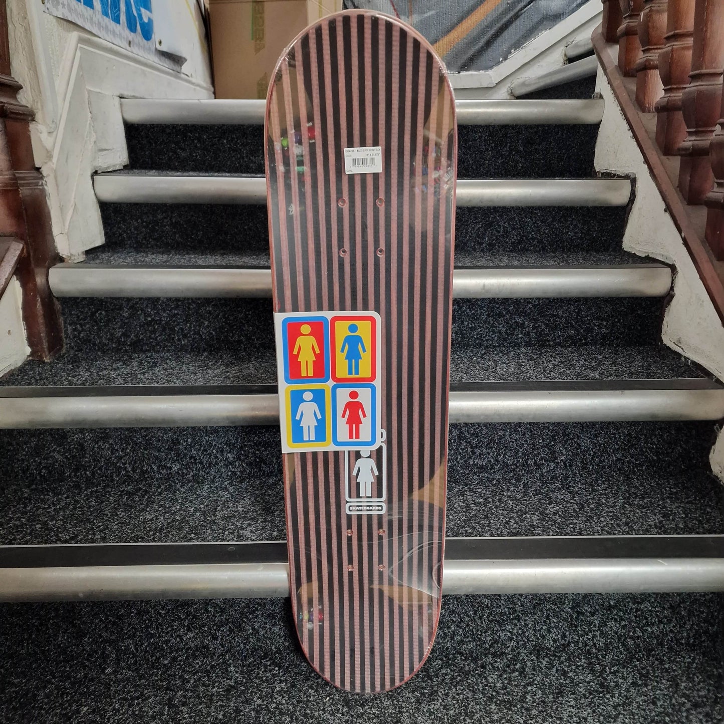 Girl Skateboards 8.0 Girl Sean Malto Red Skateboard Deck 8.0"