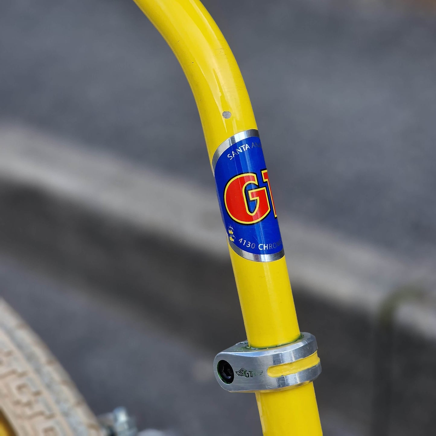 GT Old School BMX Bikes GT 1986 Pro Performer Bike Yellow / White Previously Owned