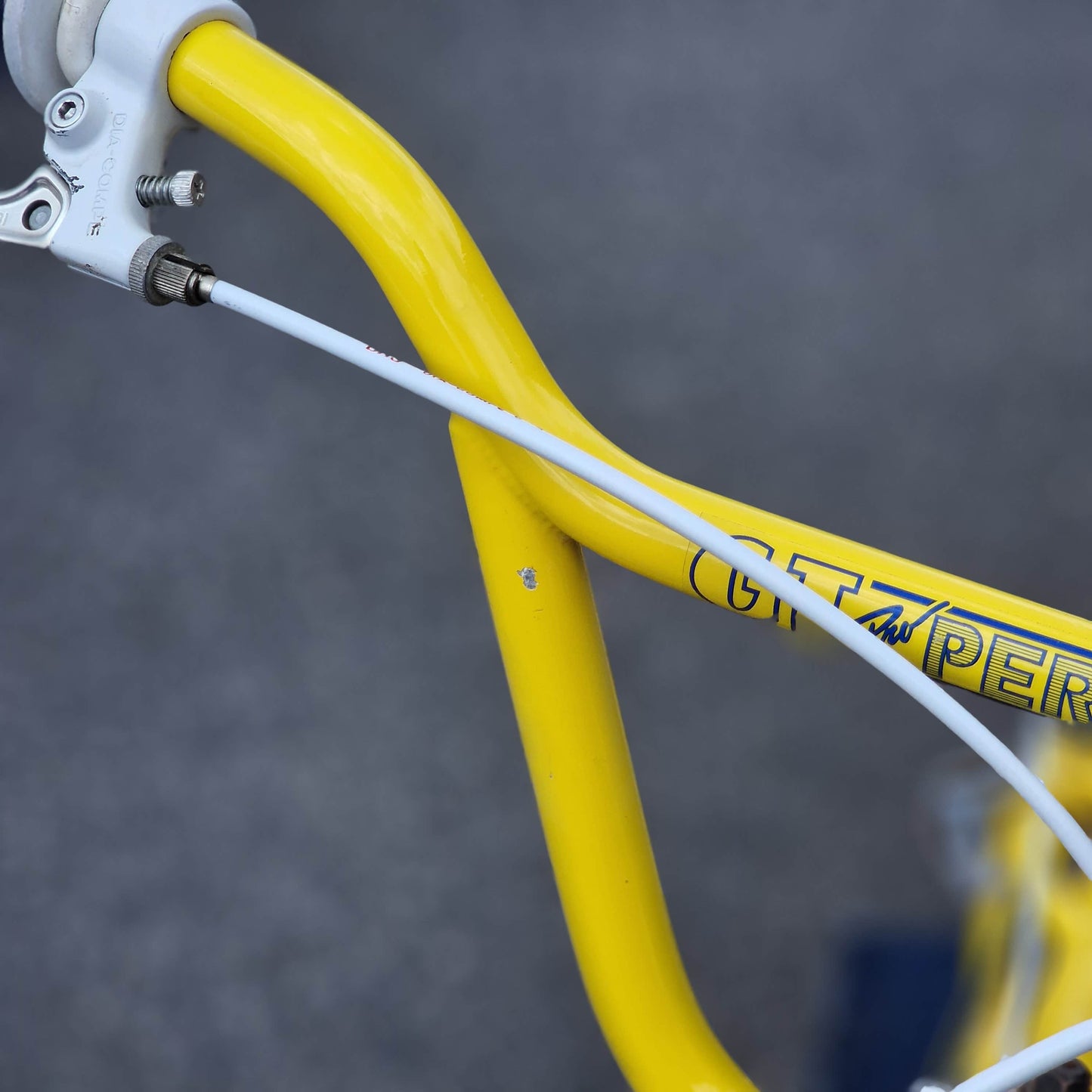 GT Old School BMX Bikes GT 1986 Pro Performer Bike Yellow / White Previously Owned