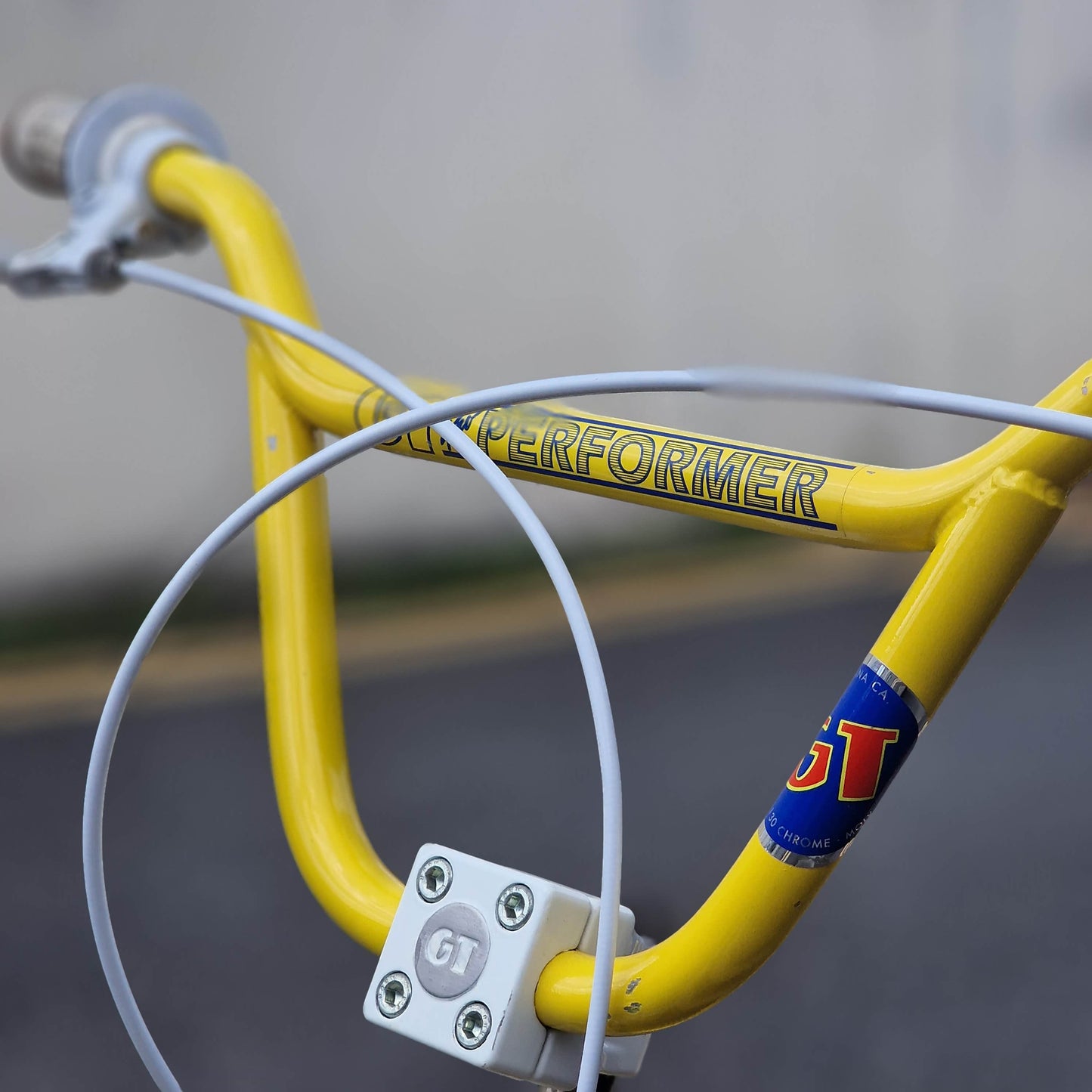 GT Old School BMX Bikes GT 1986 Pro Performer Bike Yellow / White Previously Owned