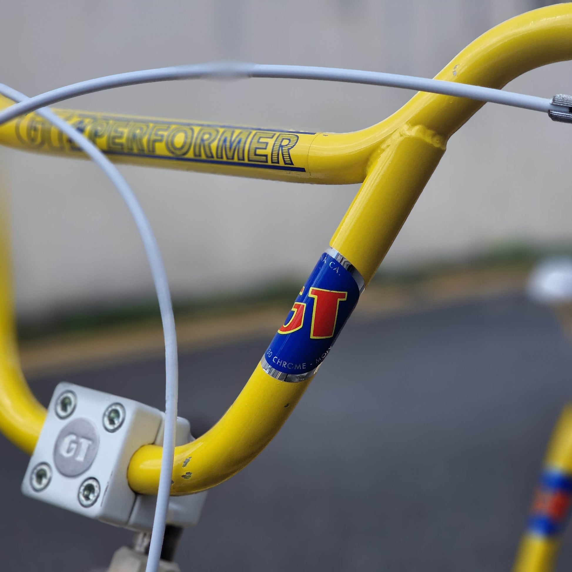 GT Old School BMX Bikes GT 1986 Pro Performer Bike Yellow / White Previously Owned