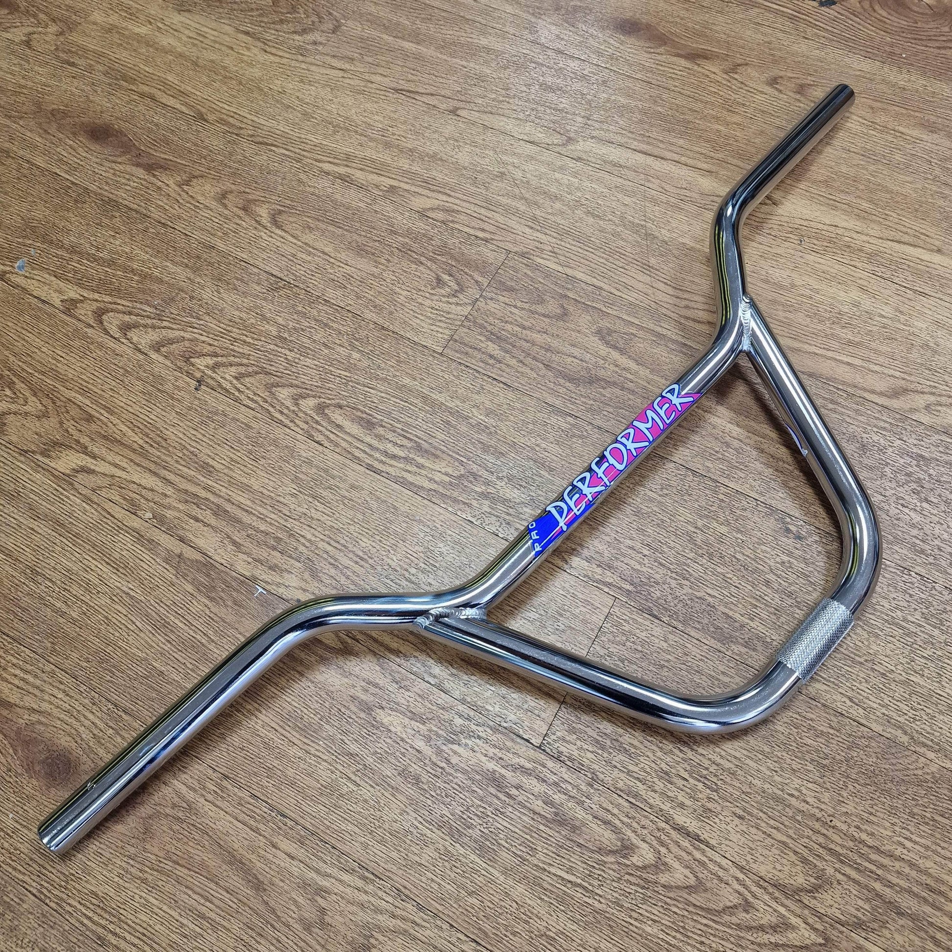 GT Old School BMX 9.125 / Chrome / 22.2mm Standard GT 2 Piece Performer Handlebars 9.125 Chrome