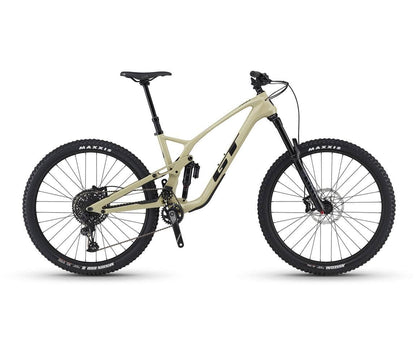 GT GT Bikes Force Carbon Elite Full Suspension Mountain Bike Tan