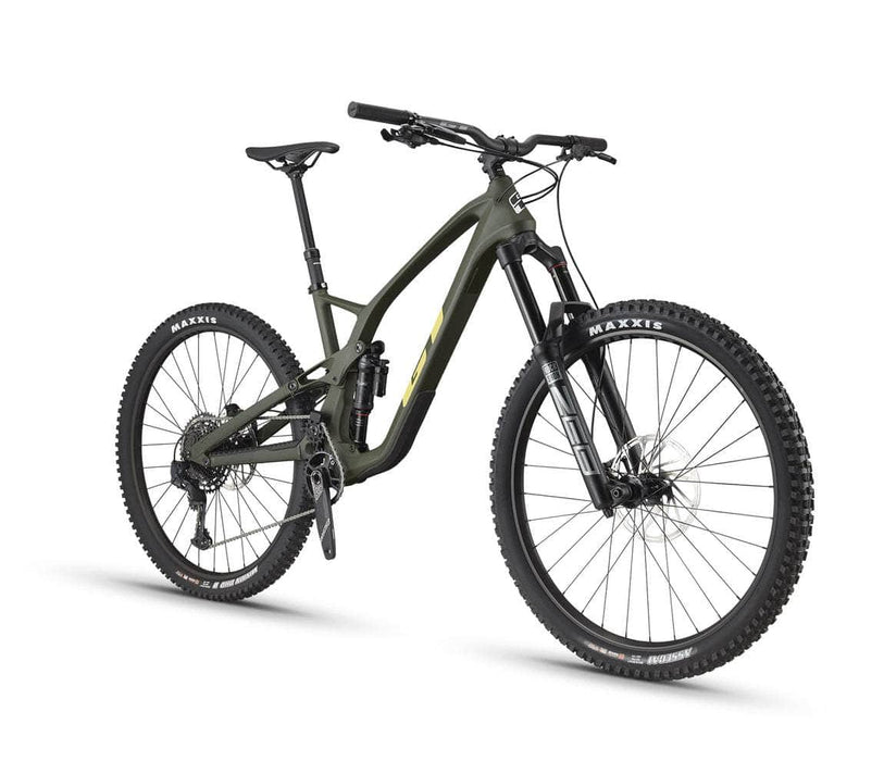 GT GT Bikes Force Carbon Pro Full Suspension Mountain Bike Military Green