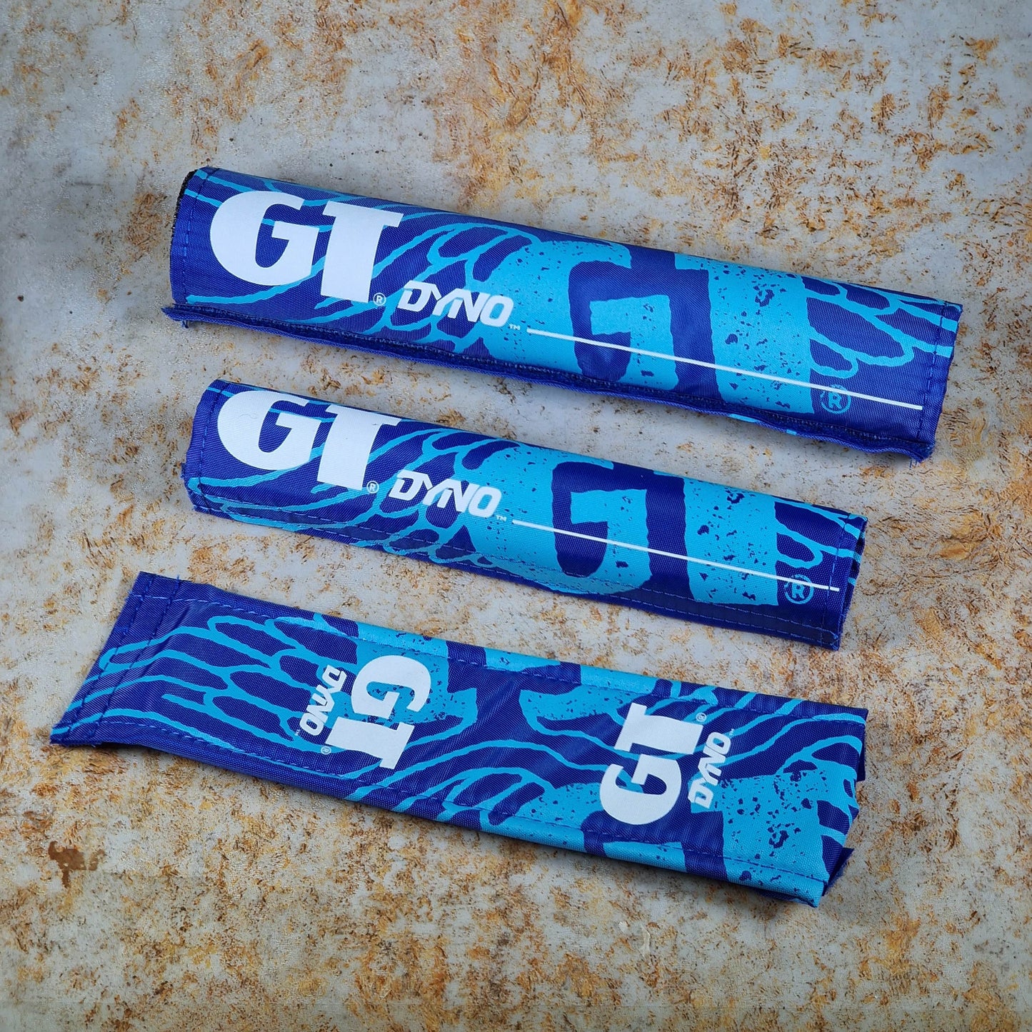 Flite Old School BMX Blue / 1.25" GT Dyno 1989-1991 Pad Set by Flite