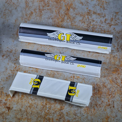 Flite Old School BMX 1.25" / Black/Grey / Without Grommet GT Huntington Beach 1986-1988 Pad Set by Flite