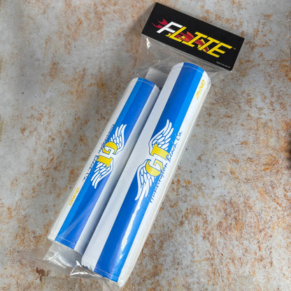 Flite Old School BMX Blue / 1.25" / With Grommet GT Huntington Beach 1986-1988 Pad Set by Flite