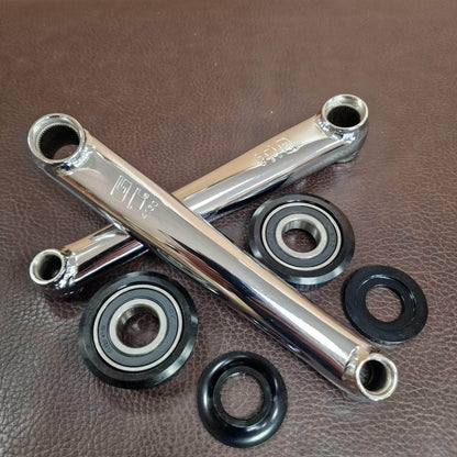 GT Old School BMX Black GT Power Series Cromo Crank Chrome with American Bottom Bracket