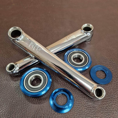 GT Old School BMX Blue GT Power Series Cromo Crank Chrome with American Bottom Bracket