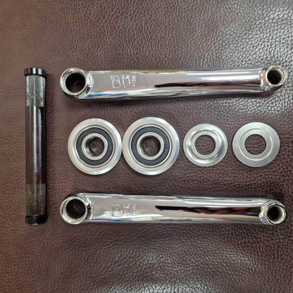 GT Old School BMX GT Power Series Cromo Crank Chrome with American Bottom Bracket