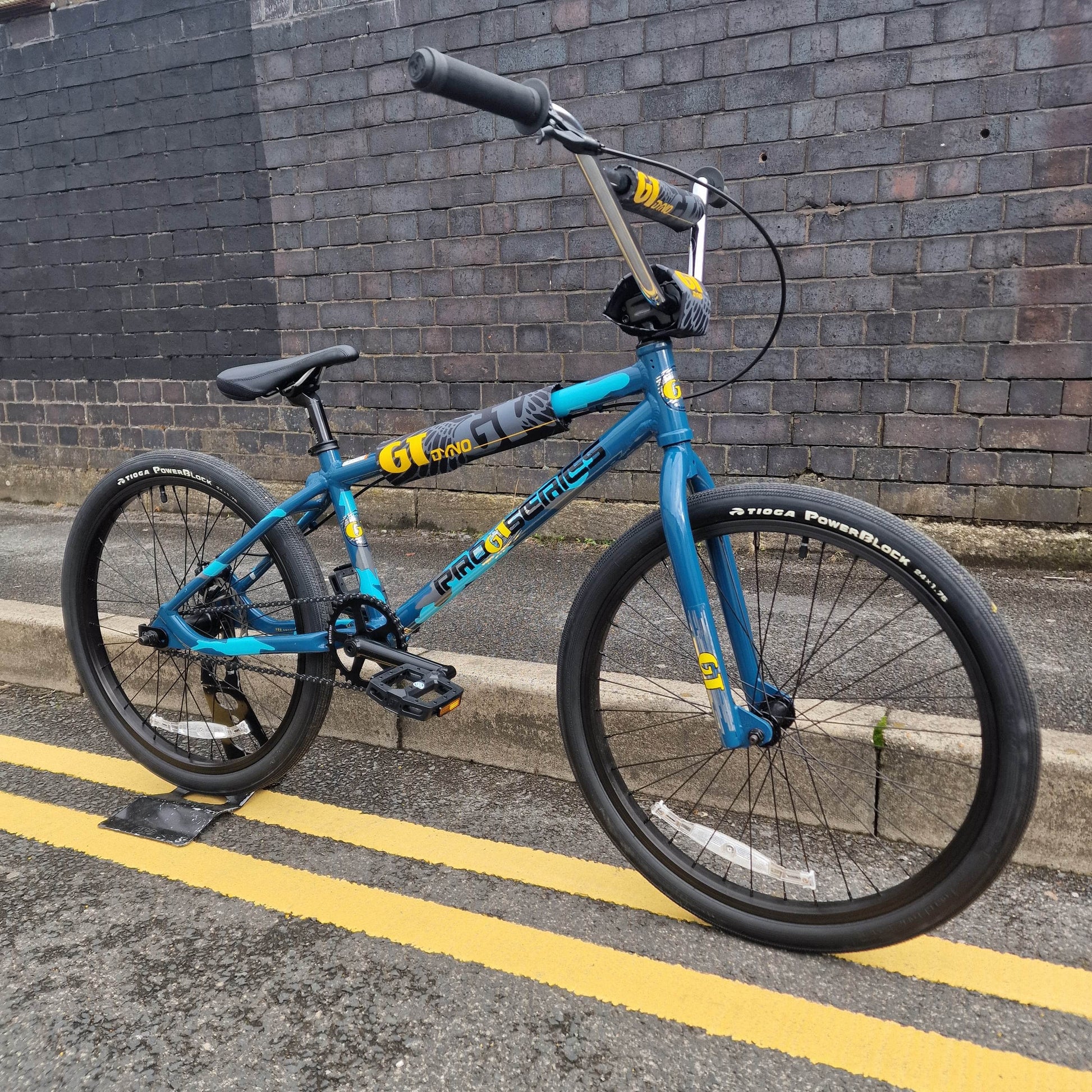GT BMX Racing Bikes GT Pro Series Heritage 24 Inch Bike Dusty Blue Race Edition