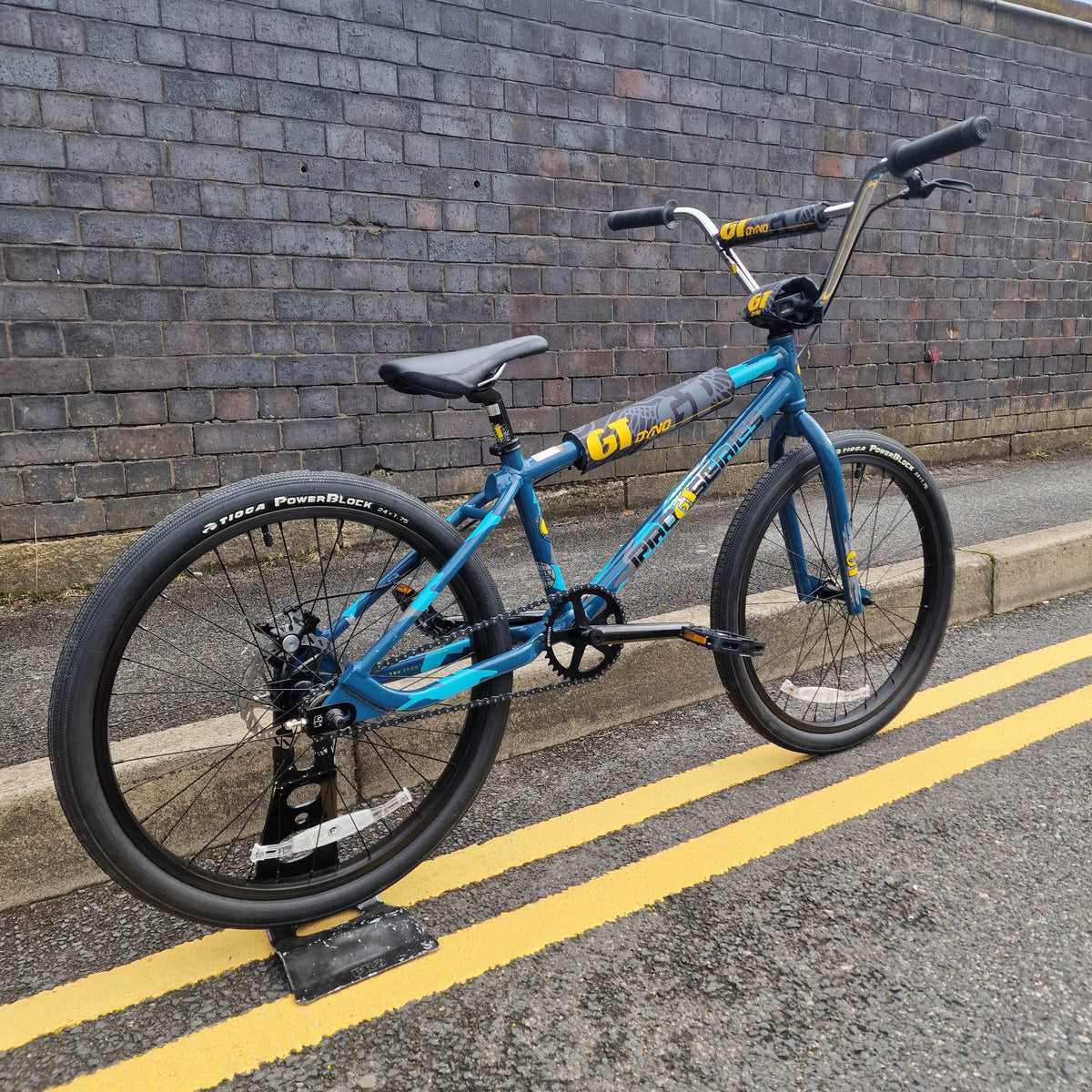 GT BMX Racing Bikes GT Pro Series Heritage 24 Inch Bike Dusty Blue Race Edition