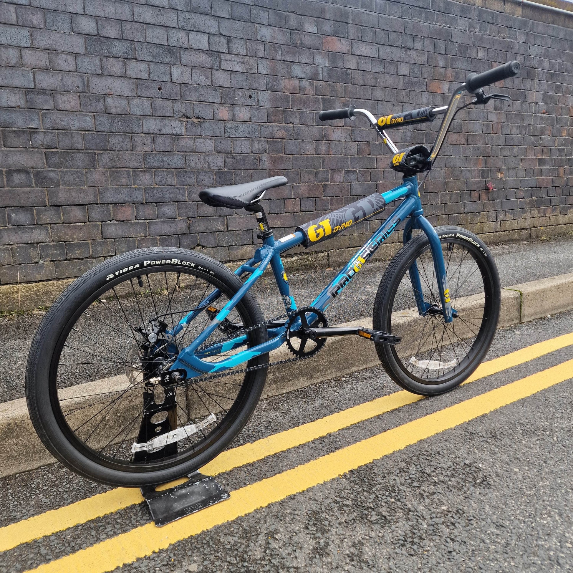GT BMX Racing Bikes GT Pro Series Heritage 24 Inch Bike Dusty Blue Race Edition