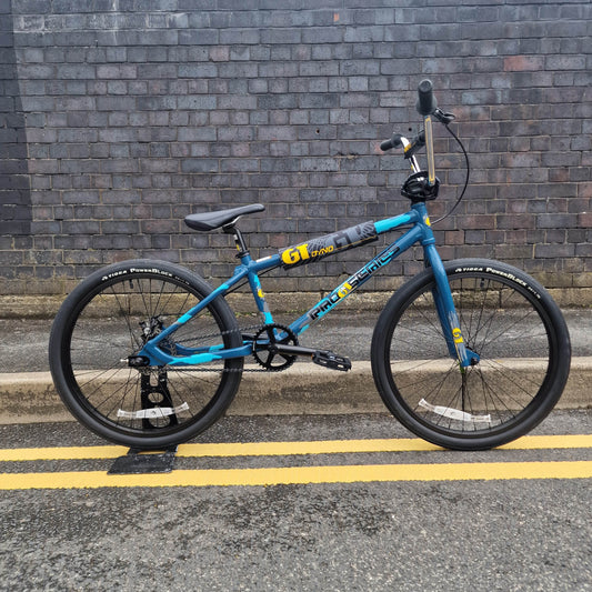 GT BMX Racing Bikes GT Pro Series Heritage 24 Inch Bike Dusty Blue Race Edition