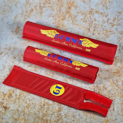 Flite Old School BMX Red / 1" GT Santa Ana 1984-1986 Pad Set by Flite