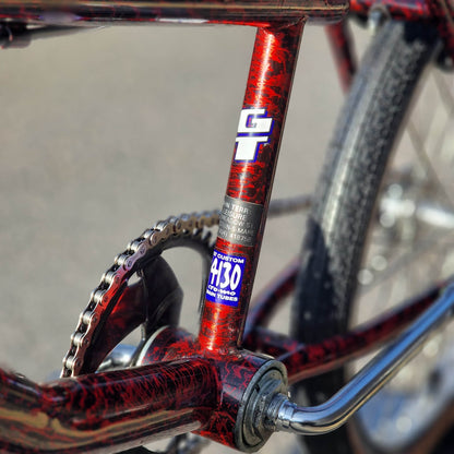 GT Old School BMX Bikes GT Vertigo 1996 Bike Red / Black Splatter