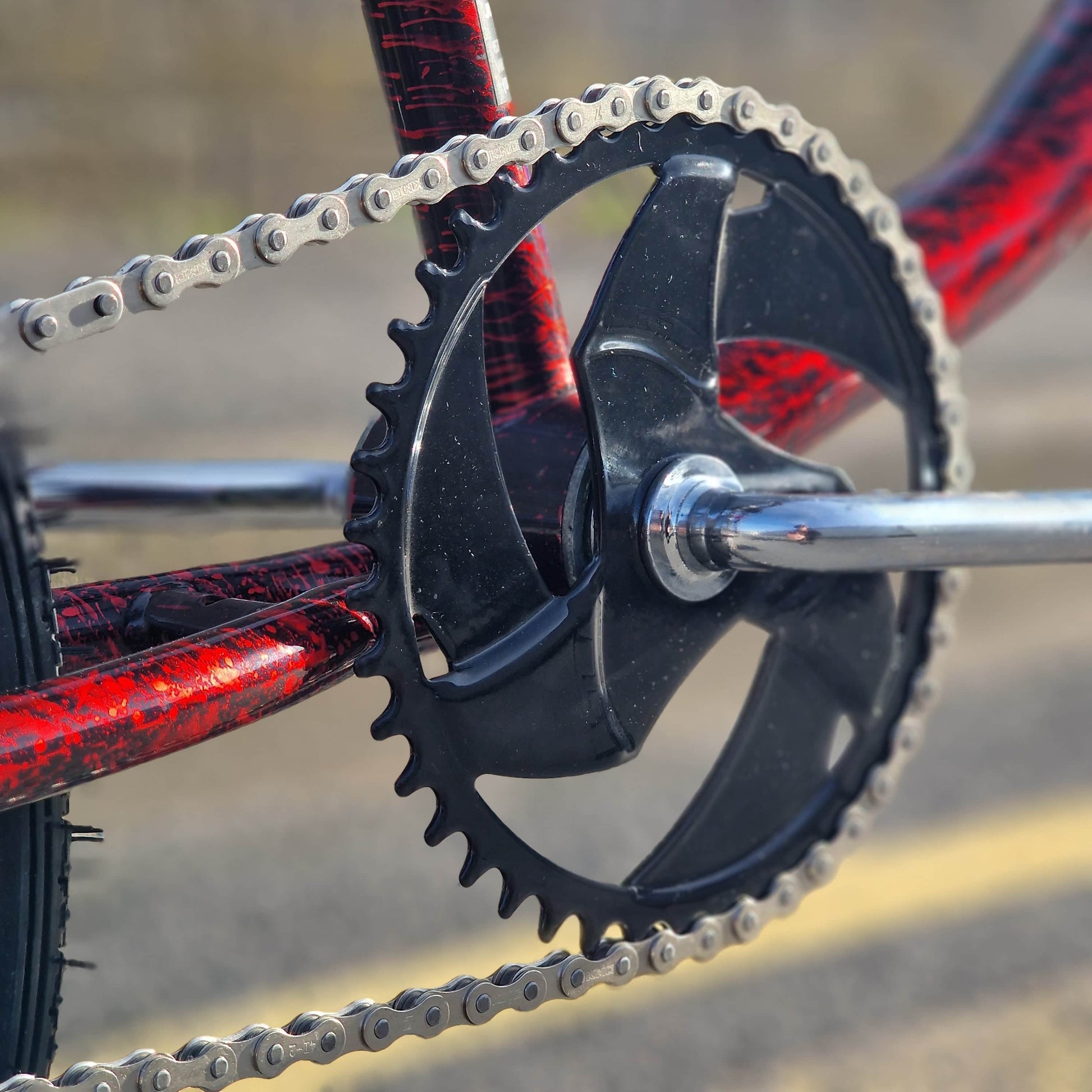 GT Old School BMX Bikes GT Vertigo 1996 Bike Red / Black Splatter