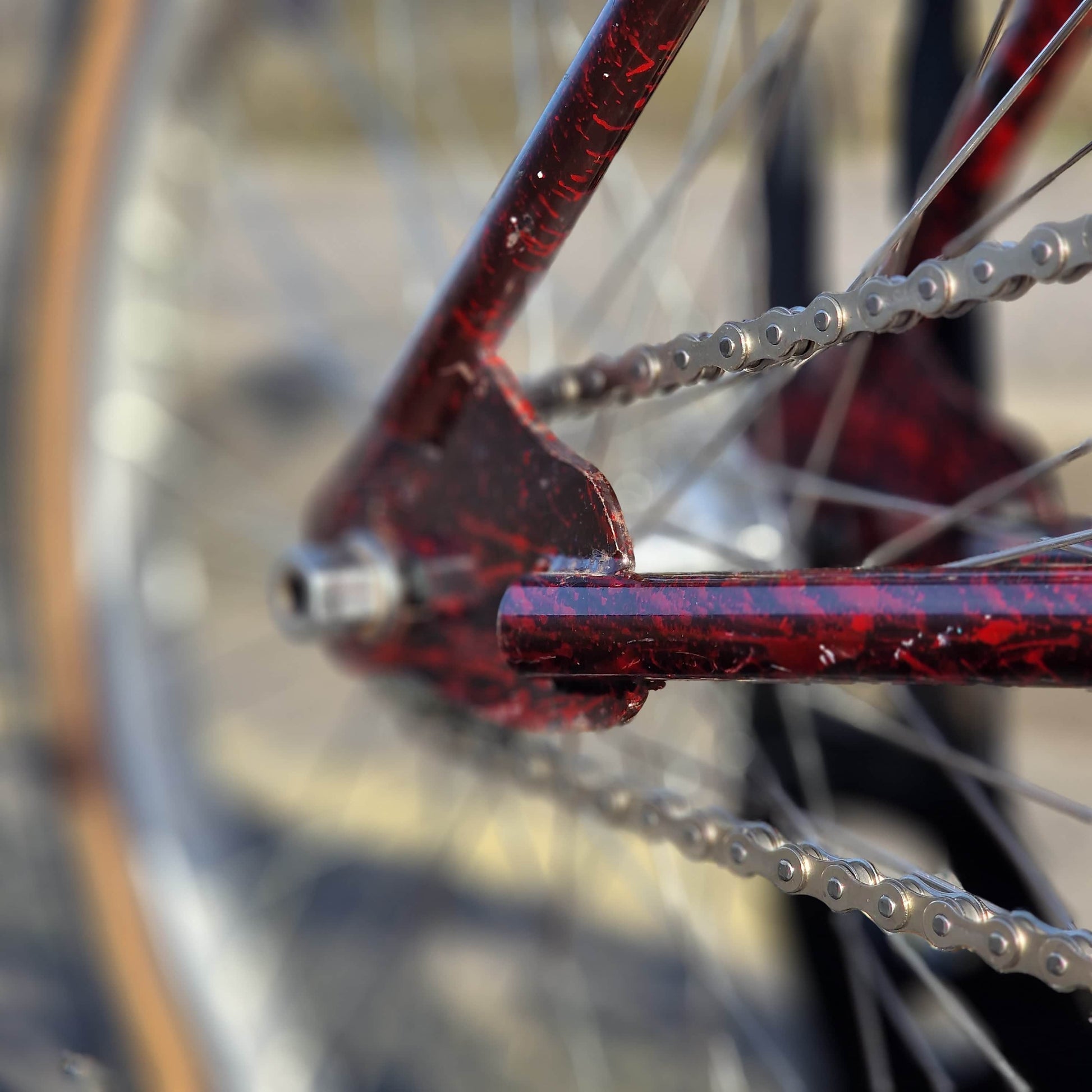GT Old School BMX Bikes GT Vertigo 1996 Bike Red / Black Splatter