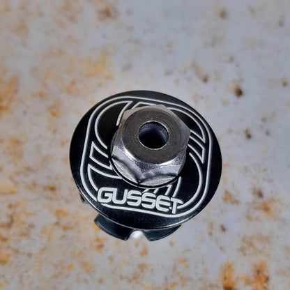 Gusset BMX Parts Gusset Hole-in-the-Head Hollow Star Nut and Cap