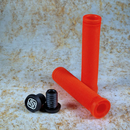 Gusset BMX Parts Neon Orange Gusset Sleeper Flangeless Grips