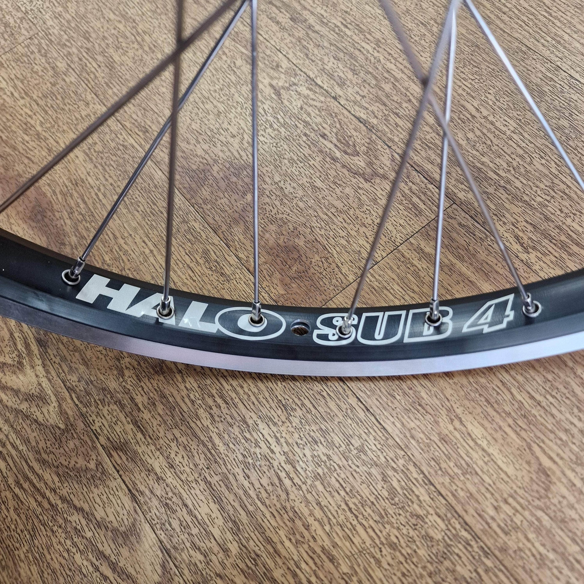 Halo BMX Racing Black / 32H / Rear Halo Sub-4 MXR Custom Built Freewheel BMX Rear Race Wheel