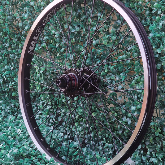 Halo BMX Racing Halo Sub-4 Supadrive Rear Disc Cassette Race 20 inch Wheel Black