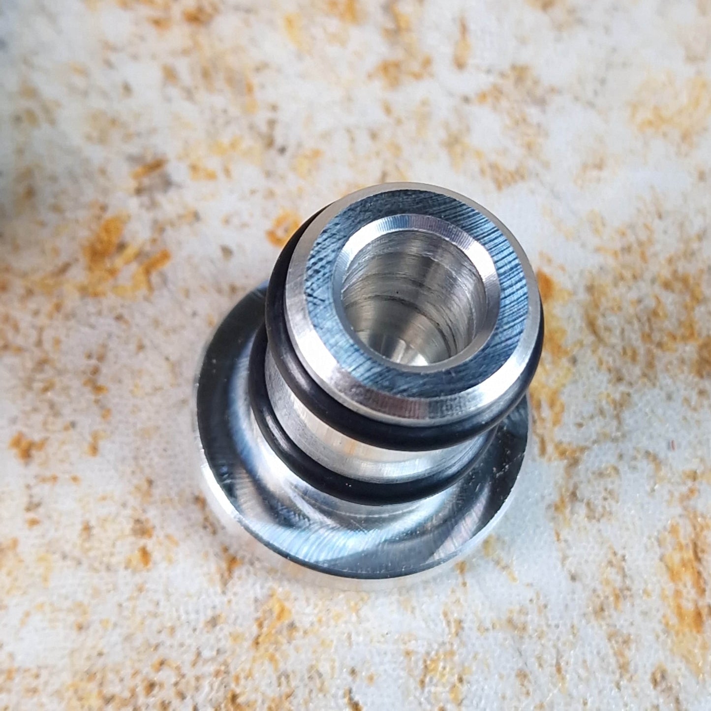 Hard Ends BMX Parts Silver Hard Ends OG Spiral Billet Bar Ends