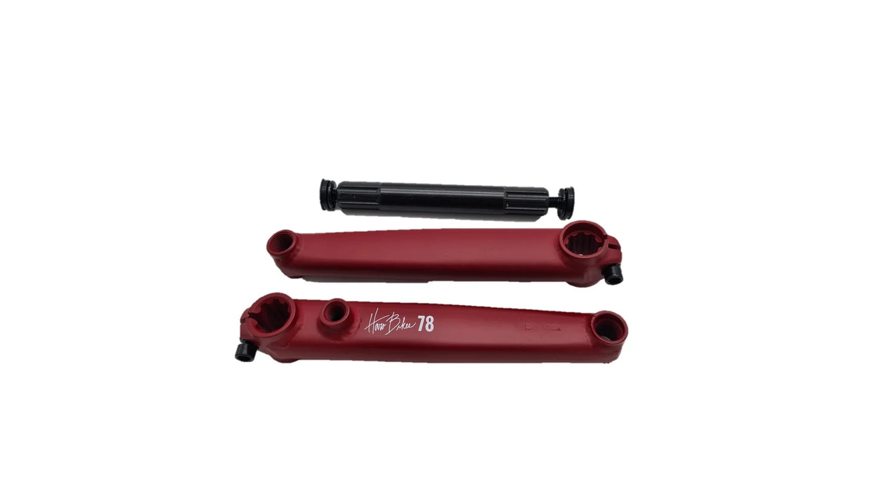 Haro BMX Parts Matte Red / 175mm Haro 1978 Cranks