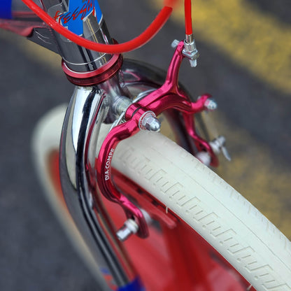 Haro Old School BMX Bikes Haro 1984 Sport Mike Dominguez Custom Bike Chrome / Red
