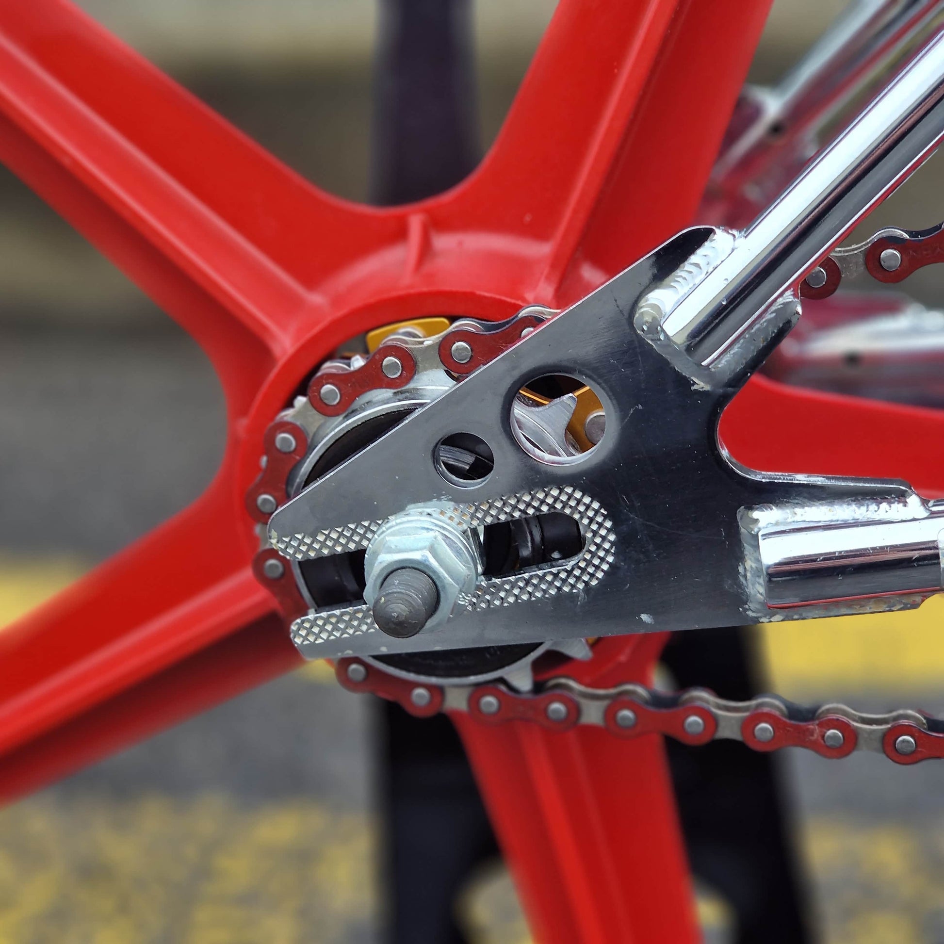 Haro Old School BMX Bikes Haro 1984 Sport Mike Dominguez Custom Bike Chrome / Red