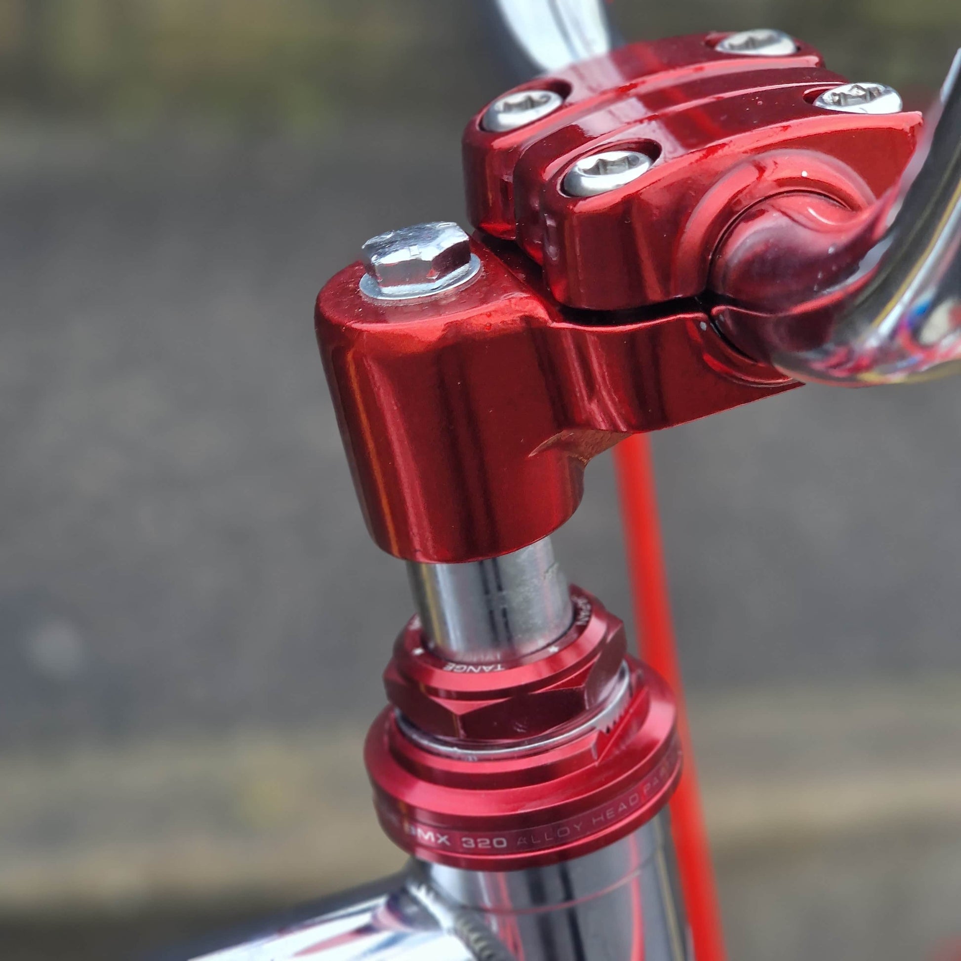 Haro Old School BMX Bikes Haro 1984 Sport Mike Dominguez Custom Bike Chrome / Red