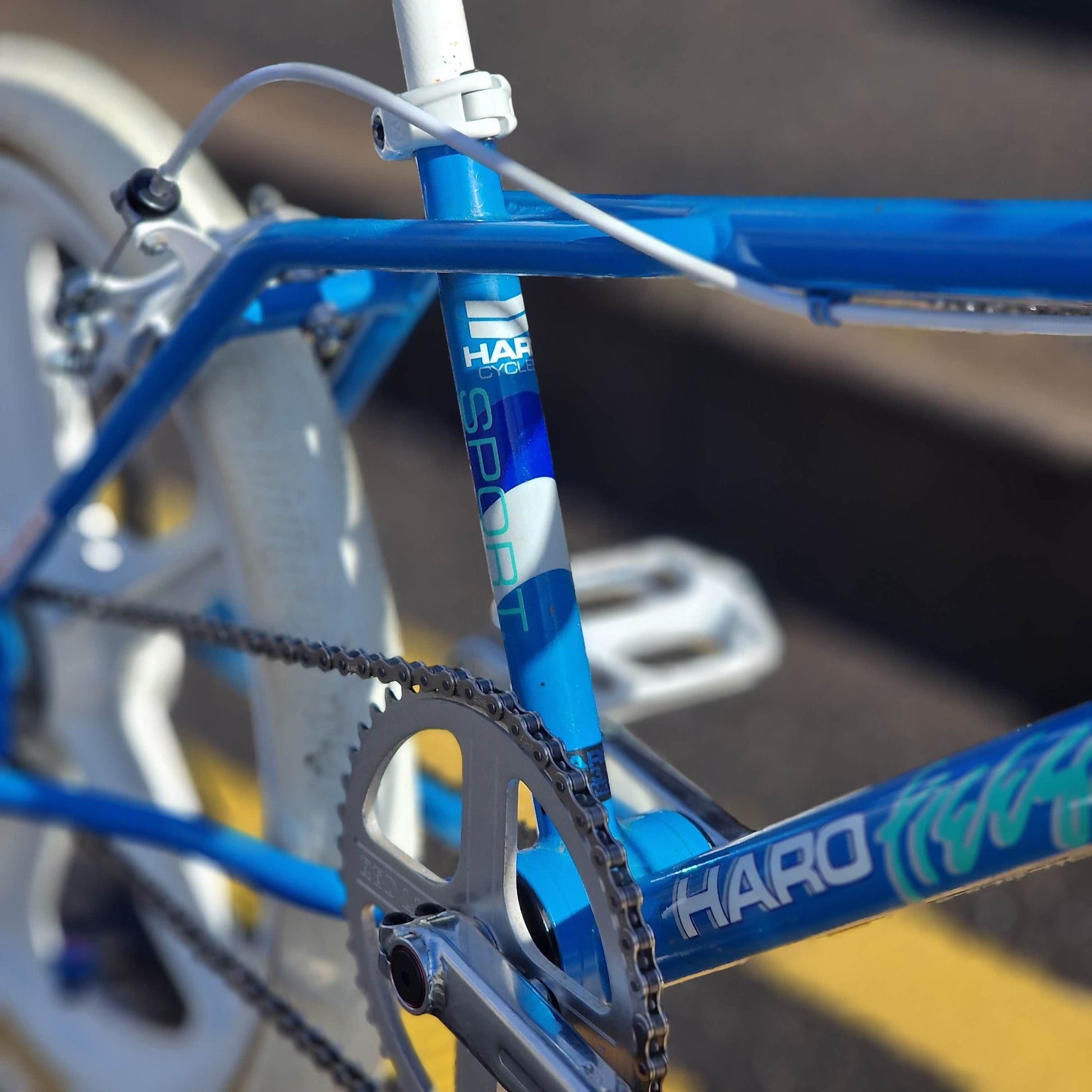 Haro Old School BMX Bikes Blue/White Haro 1985 Sport Custom Bike Blue / White Previously Owned
