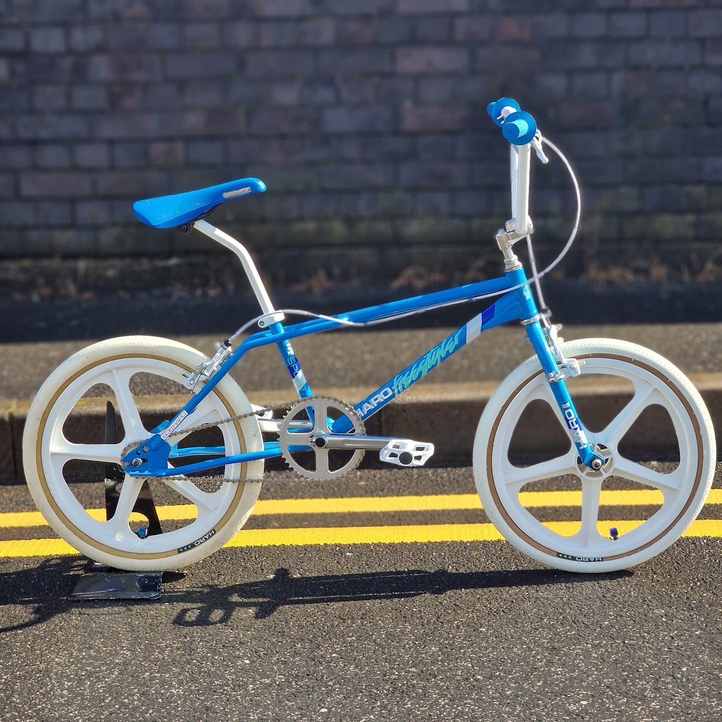 Haro Old School BMX Bikes Blue/White Haro 1985 Sport Custom Bike Blue / White Previously Owned