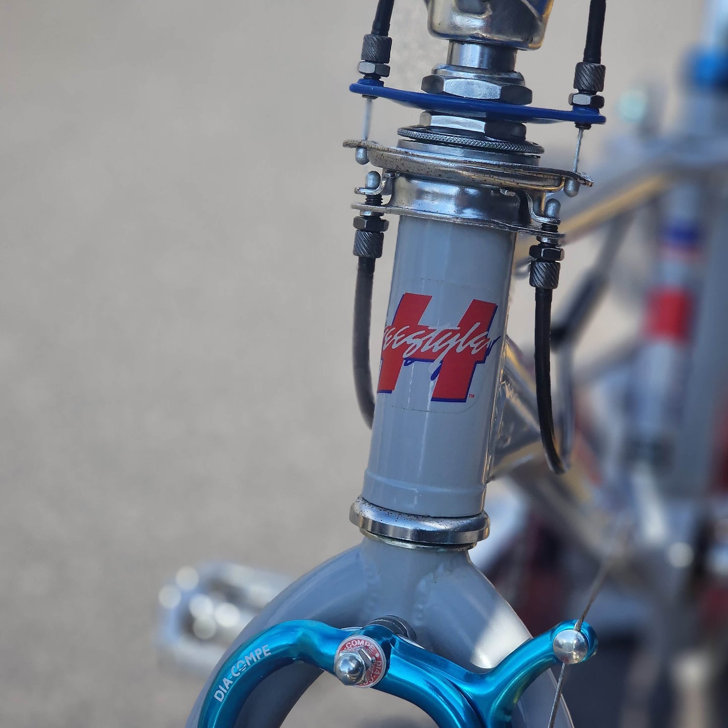 Haro Old School BMX Bikes Grey/Red/Blue Haro 1985 Sport Custom Bike Grey / Red / Blue Previously Owned
