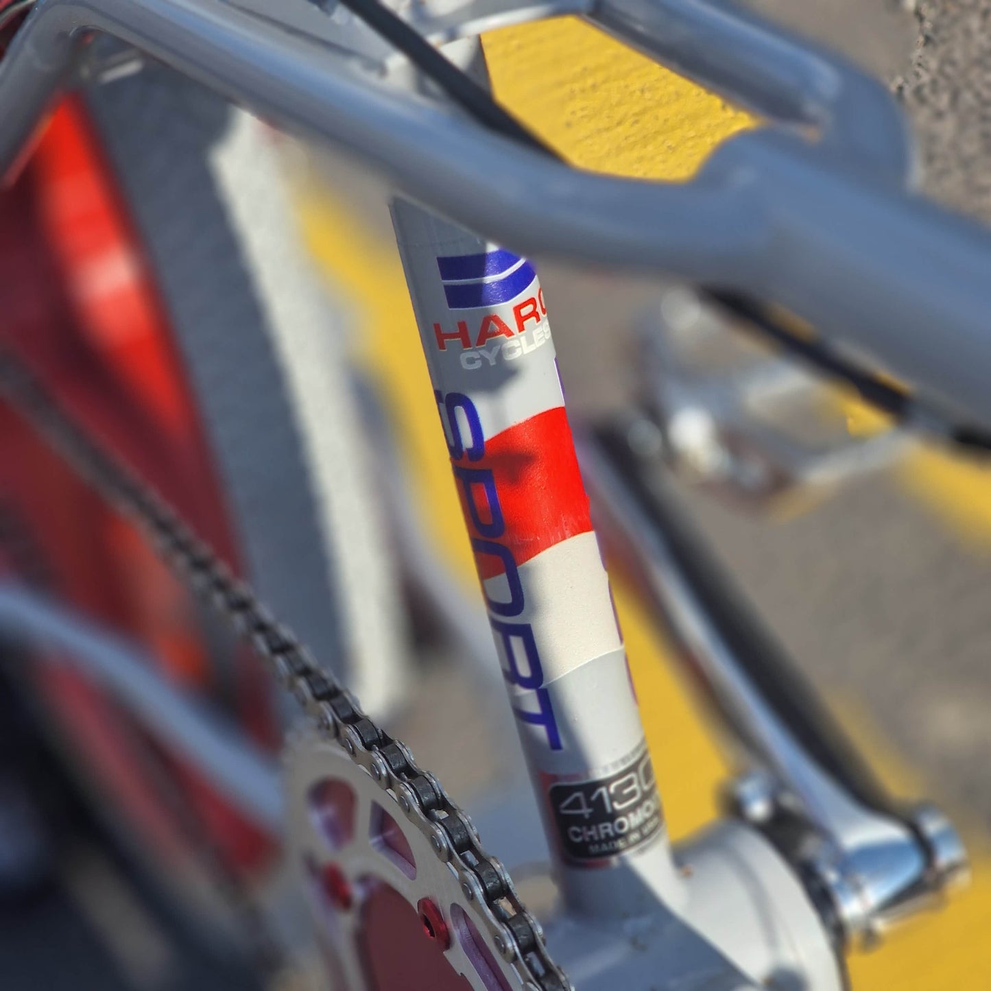 Haro Old School BMX Bikes Grey/Red/Blue Haro 1985 Sport Custom Bike Grey / Red / Blue Previously Owned