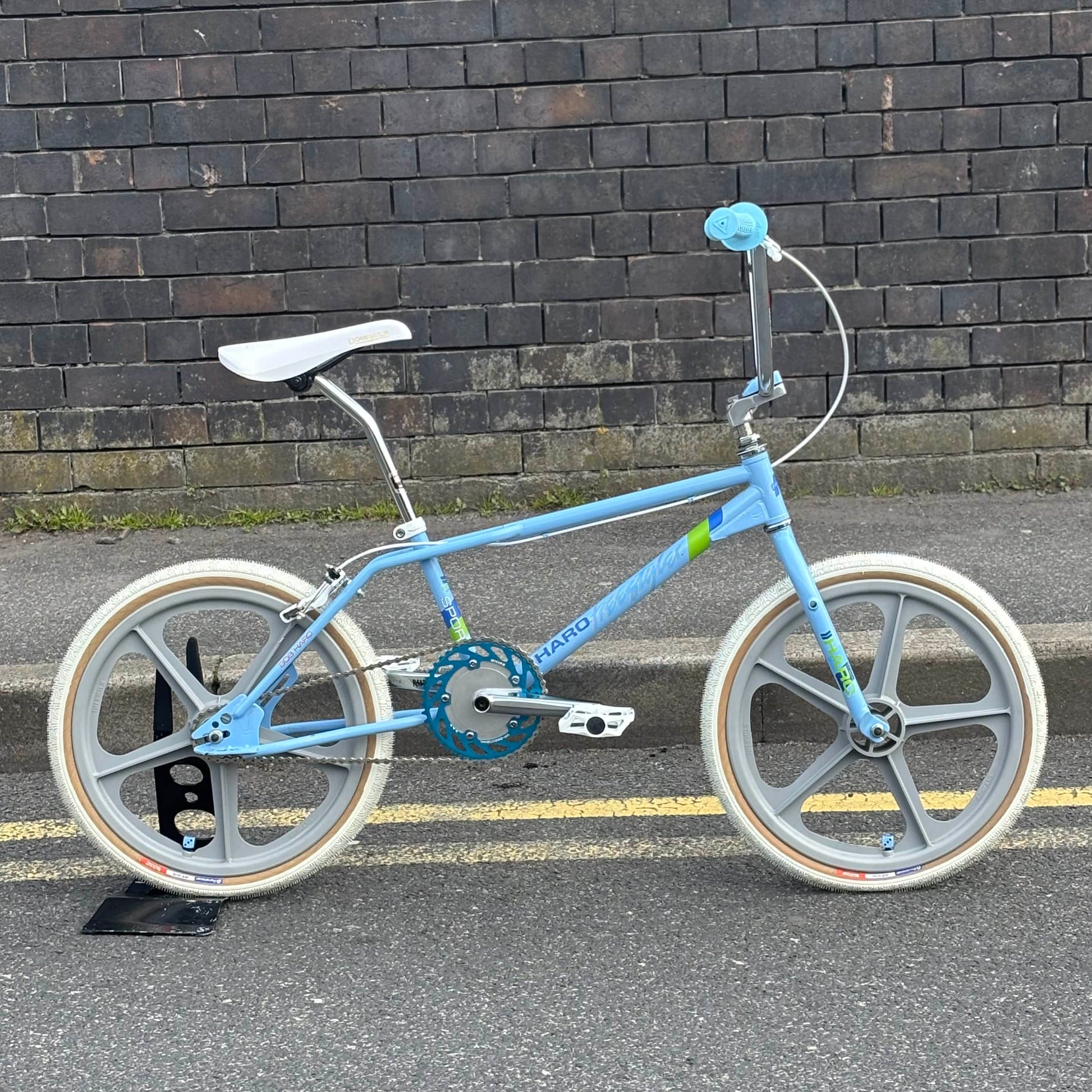 Haro Old School BMX Bikes Light Blue/White Haro 1985 Sport Custom Bike Light Blue / White Previously Owned