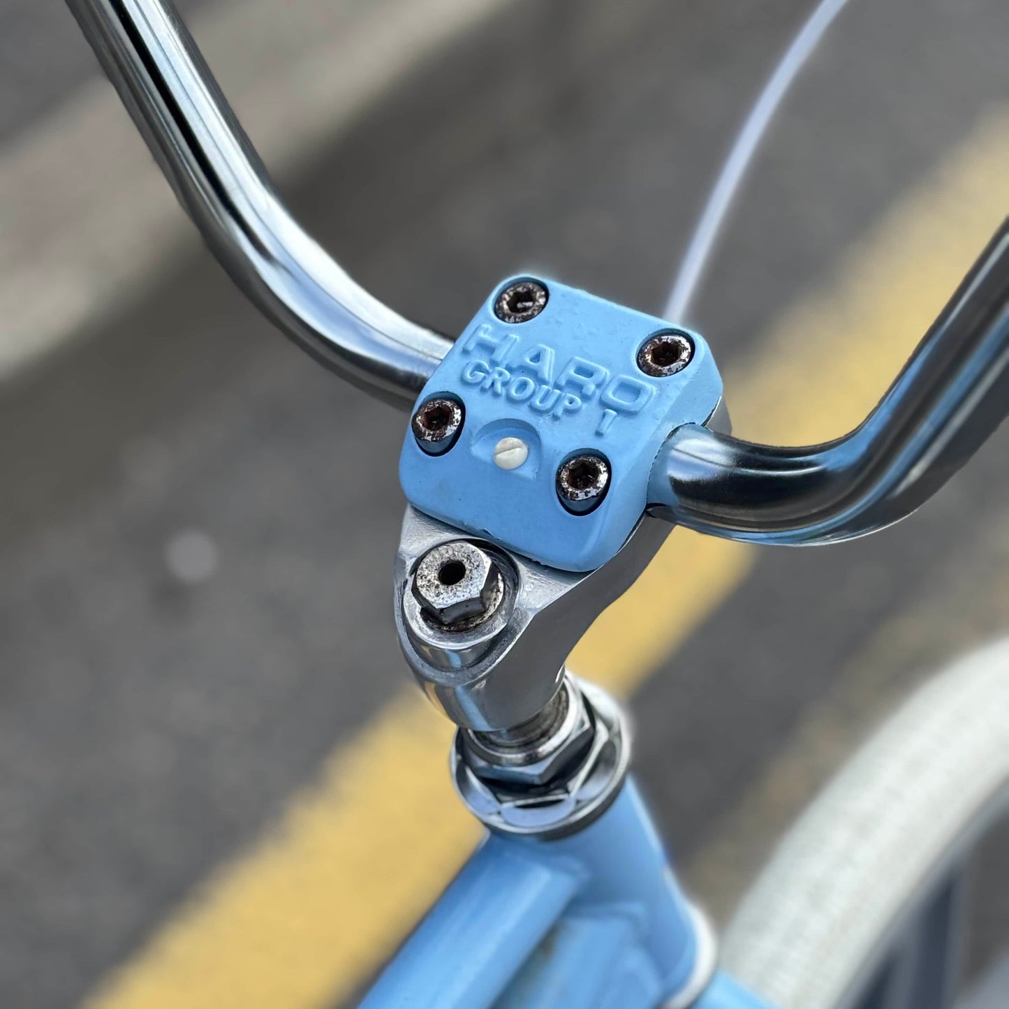 Haro Old School BMX Bikes Light Blue/White Haro 1985 Sport Custom Bike Light Blue / White Previously Owned