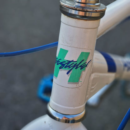 Haro Old School BMX Bikes Haro 1985 Sport Custom Bike White / Blue Previously Owned