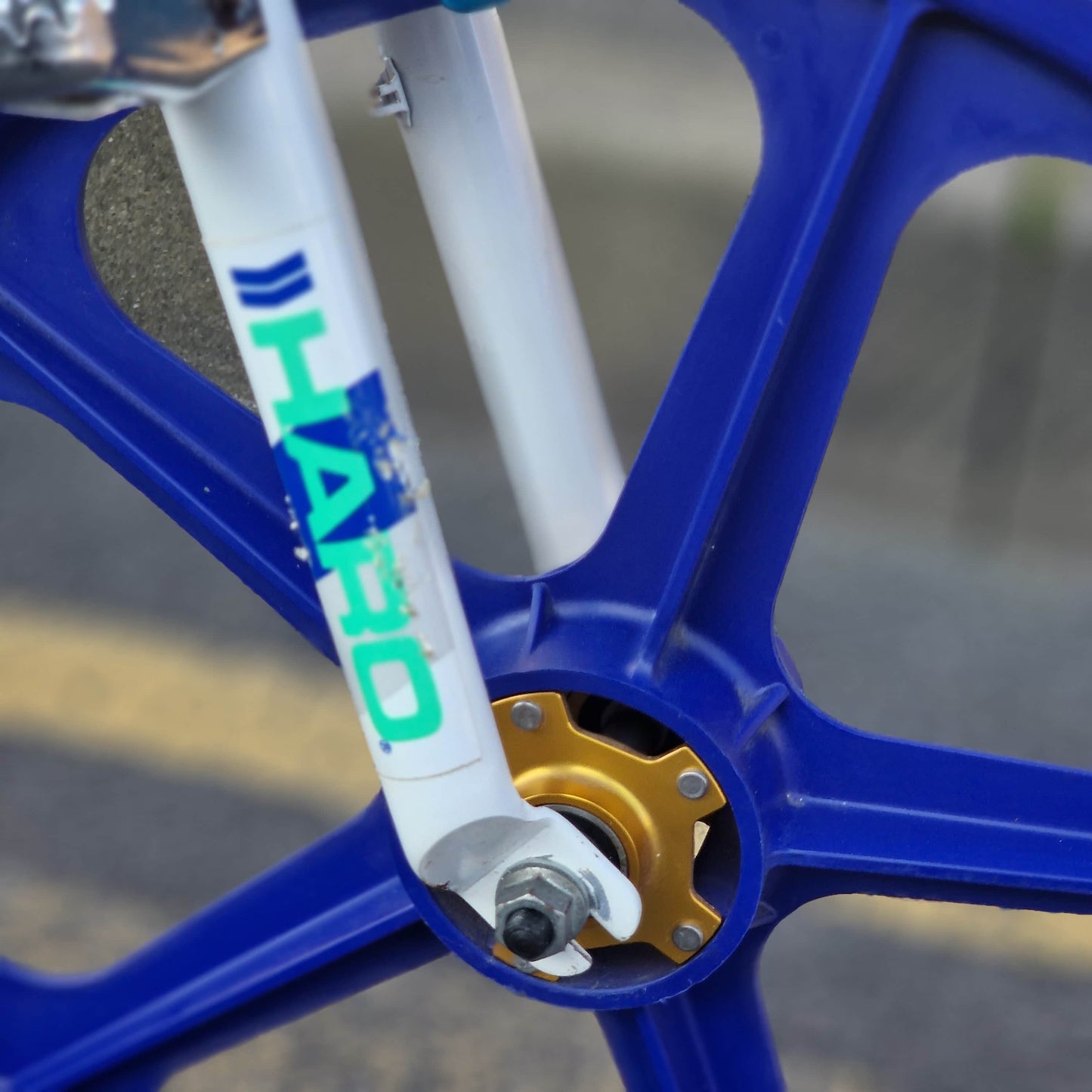 Haro Old School BMX Bikes Haro 1985 Sport Custom Bike White / Blue Previously Owned