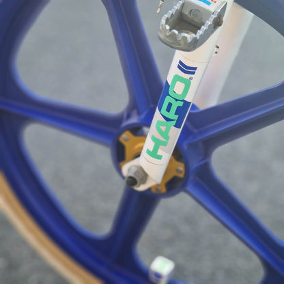 Haro Old School BMX Bikes Haro 1985 Sport Custom Bike White / Blue Previously Owned