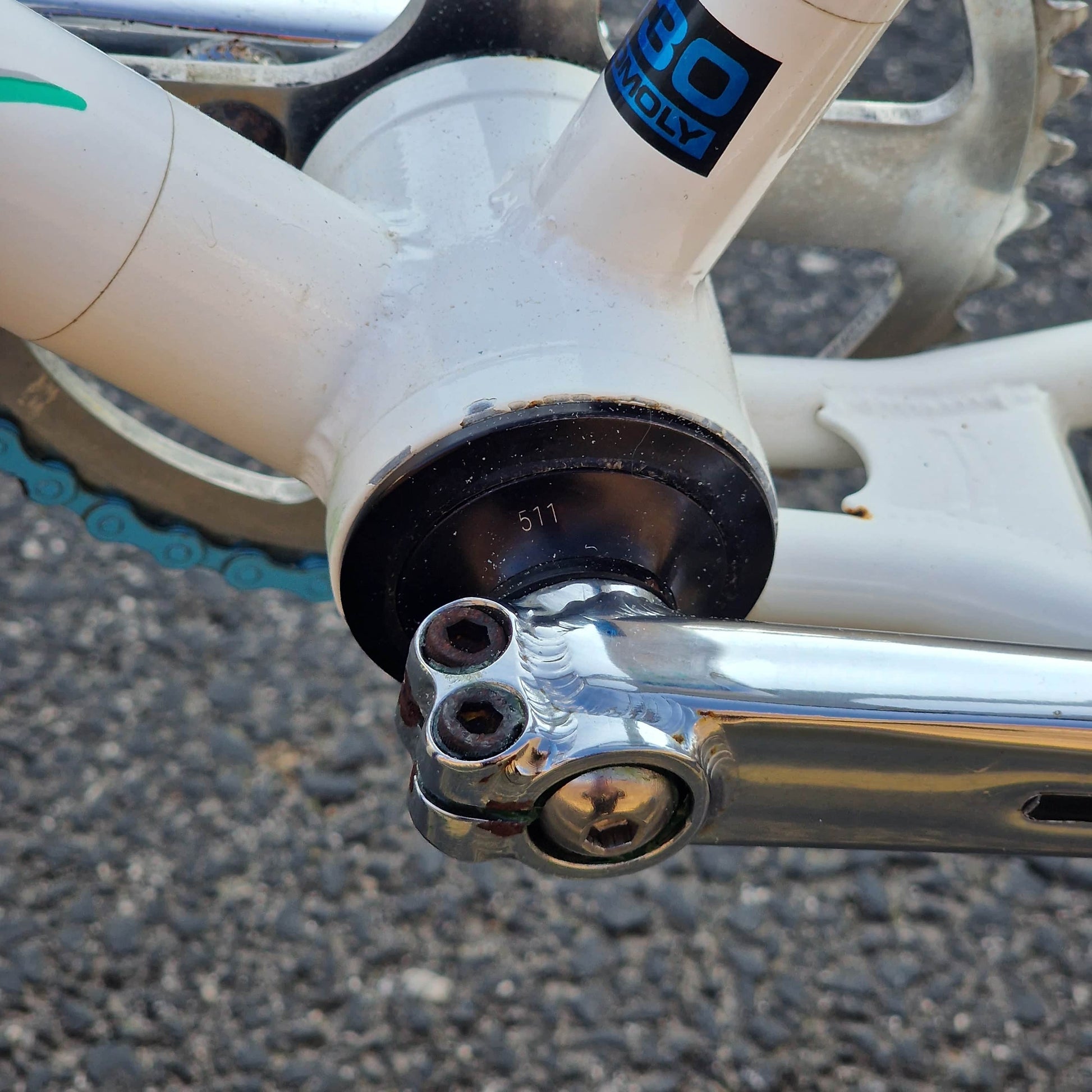 Haro Old School BMX Bikes Haro 1985 Sport Custom Bike White / Blue Previously Owned