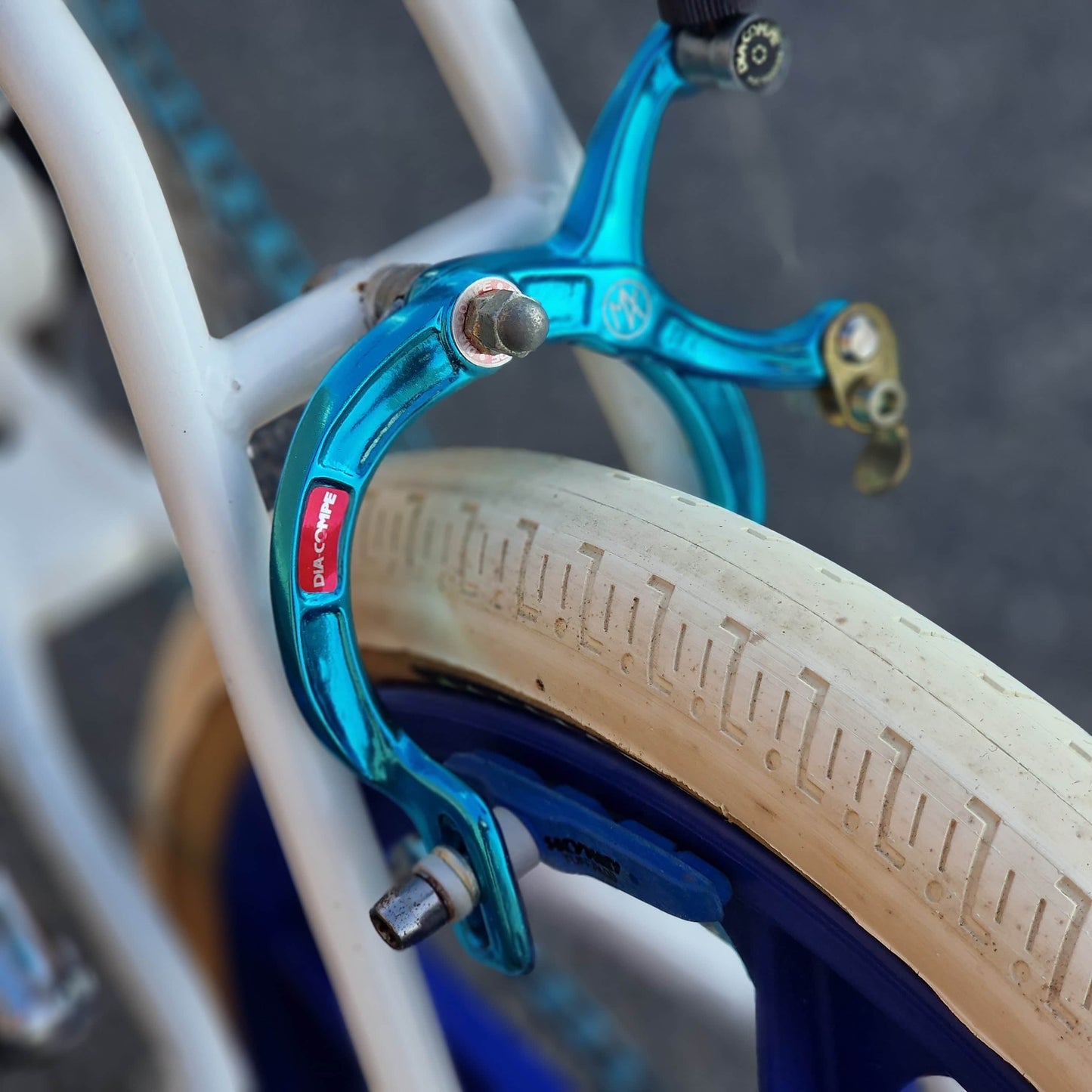 Haro Old School BMX Bikes Haro 1985 Sport Custom Bike White / Blue Previously Owned